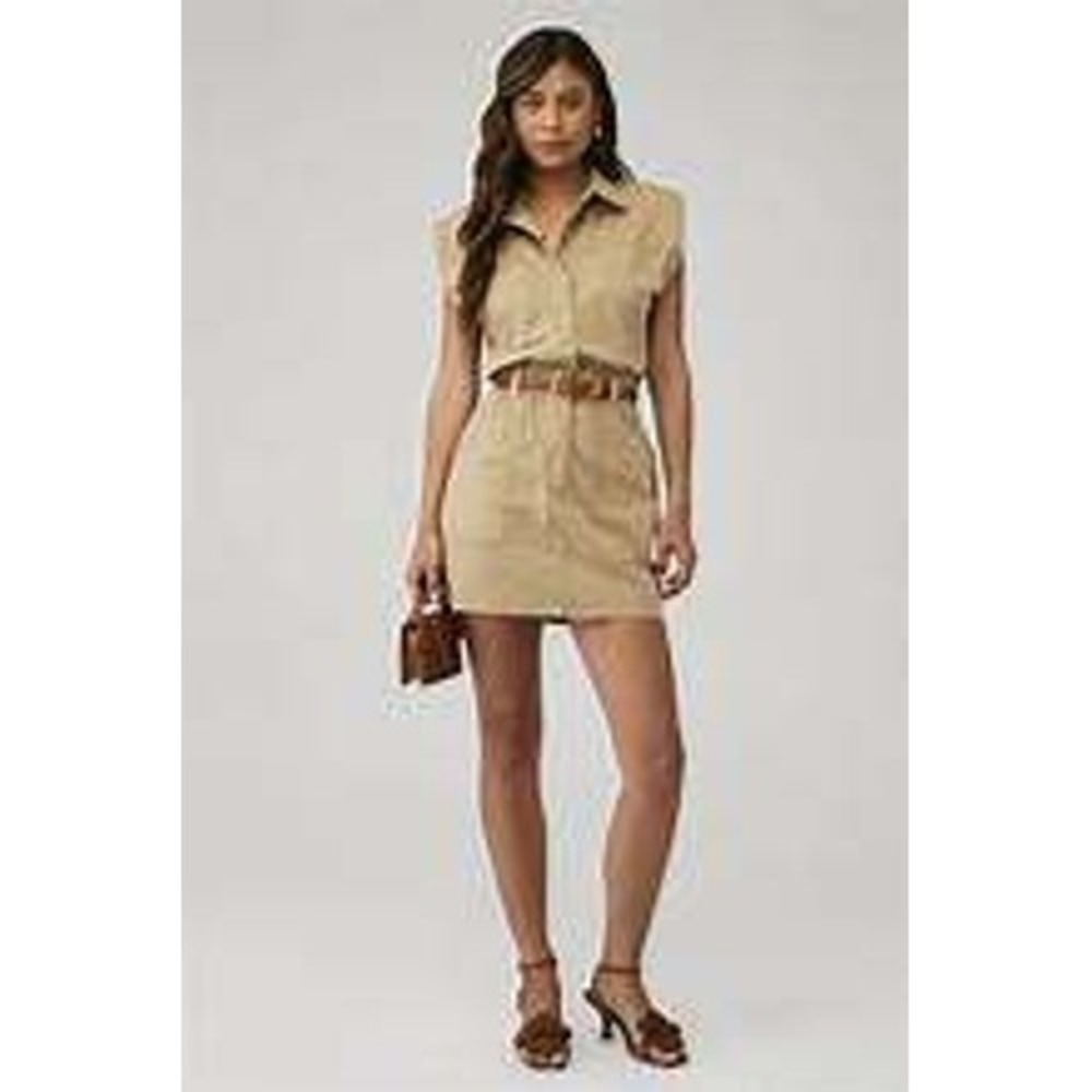 Pistola Women's' Rosie Utility Romper Coconut Tan Cotton‎ XL